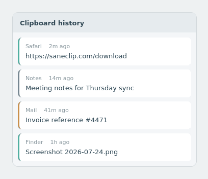 SaneClip 2.3.21 Screenshot 1