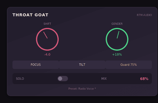RTM Audio Throat Goat 1.0.2